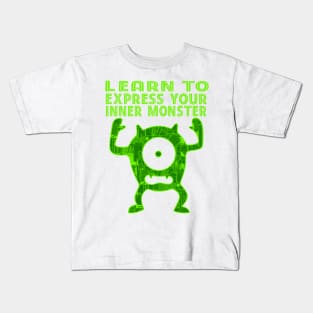 Learn to Express Your Inner Monster Art Supply Kids T-Shirt